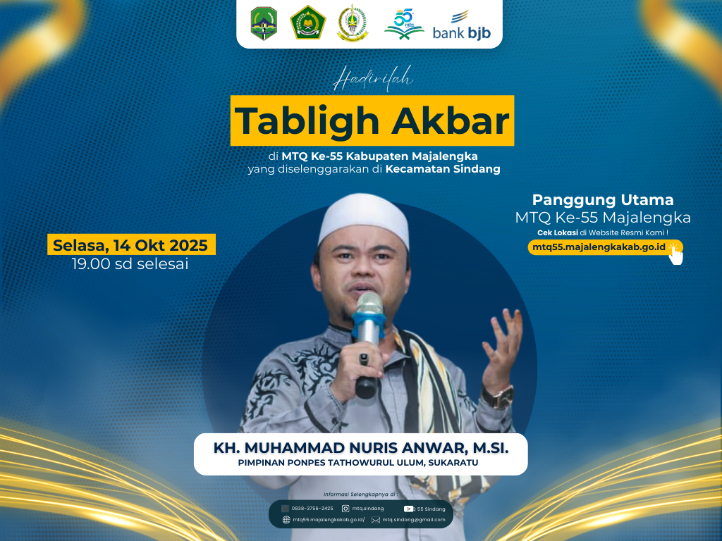 Hadirilah Tabligh Akbar MTQ Ke-55 Majalengka